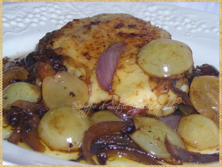 Sovracosce di pollo all’uva bianca