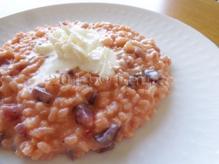 Risotto con la rapa rossa