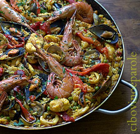 Paella de marisco