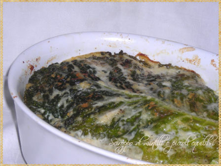 Pasticcio di verza, patate, cipolle, bresaola e provolone