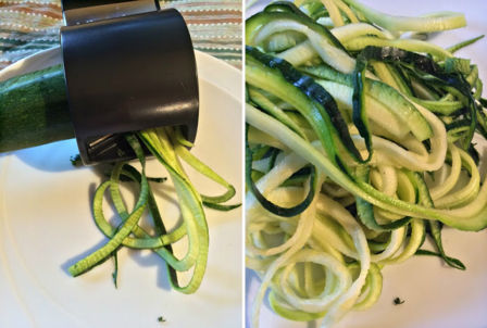 Spiral cutter per fare gli spaghetti di verdure