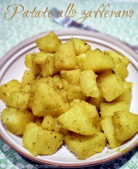 Patate allo zafferano