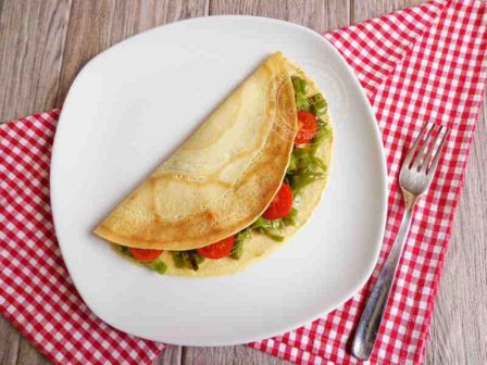 CREPES POMODORI E FRIGGITELLI