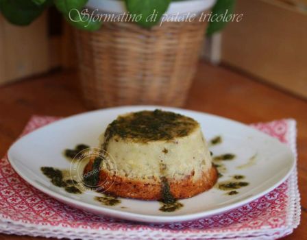 SFORMATINO DI PATATE TRICOLORE