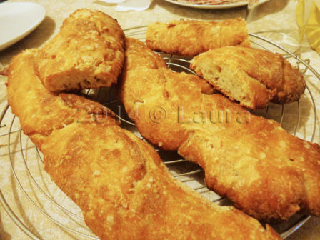 Stecche di Jim (pane senza impasto)