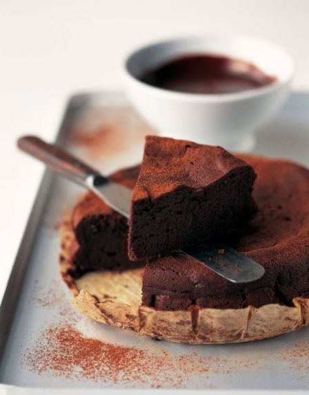 Torta al cioccolato fondente senza burro / Cake with dark chocolate without butter