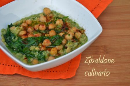 Zuppa di ceci e spinaci
