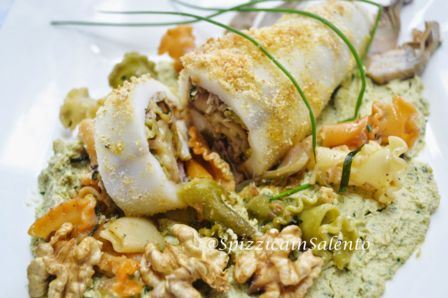 Calamaro Ripieno ai Sapori Mediterranei