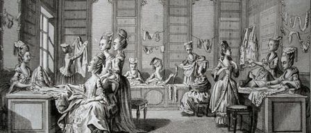 Encyclopédie - Diderot e D'Alembert: couturier (sarta, sarto, modista)