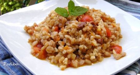 Farrotto/Orzotto al pomodoro