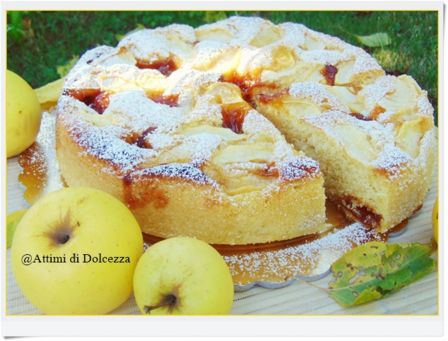 TORTA DI MELE E MARMELLATA