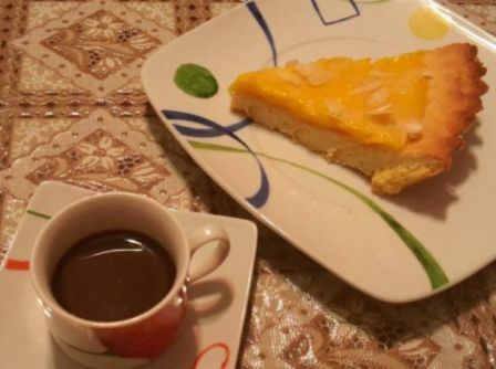 Crostata con crema al limone