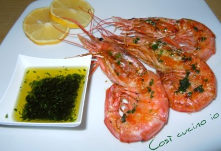 Gamberoni alla griglia