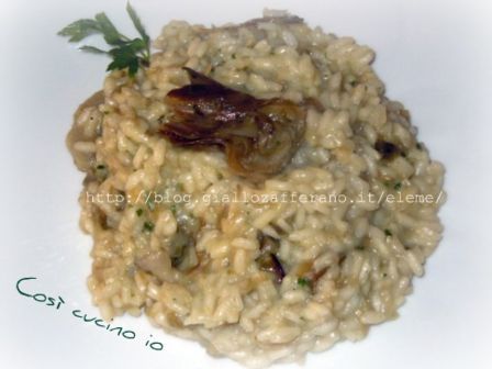 Risotto di carciofi