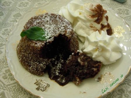 Tortino di cioccolato dal cuore tenero