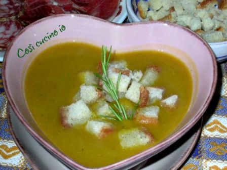 Vellutata di zucca e zucchine