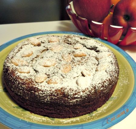 Torta di zucca mandorle e amaretti