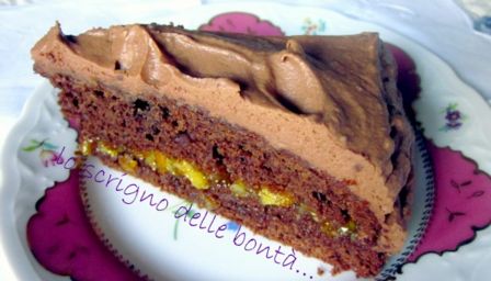 TRIONFO DI CIOCCOLATO….torta al cacao con ganache al cioccolato