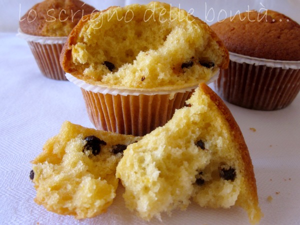 AMERICAN MUFFINS con gocce di cioccolato