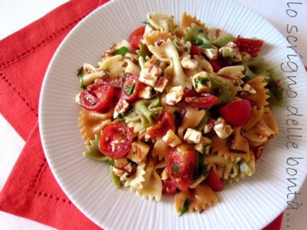 INSALATA DI PASTA FREDDA TRICOLORE