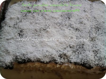 TORTA PARADISO AL CIOCCOLATO BIANCO E COCCO CON CREMA CIOCCOAMARETTI
