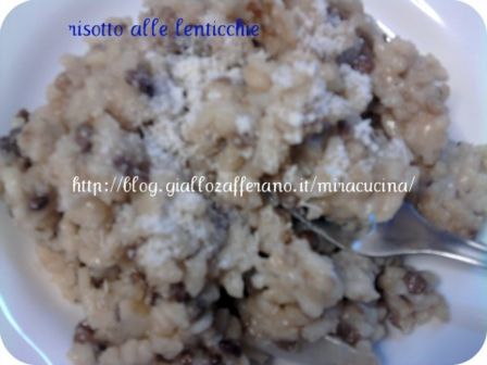 RISOTTO ALLE LENTICCHIE