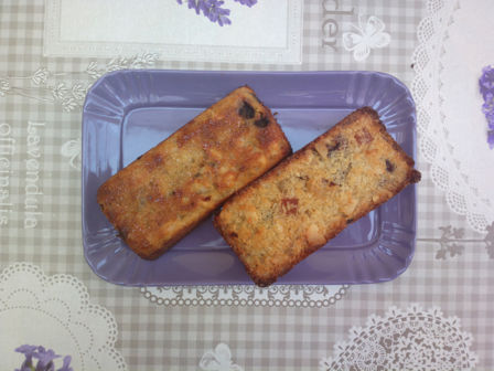 Mini plumcake che si crede una barretta alla frutta