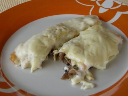 Crepes con funghi