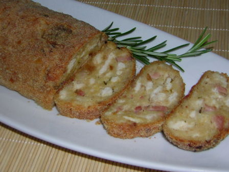 Polpettone di pollo e prosciutto cotto