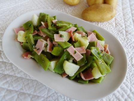 Insalata di taccole e patate novelle