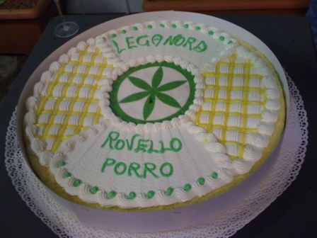 Torta Lega Nord