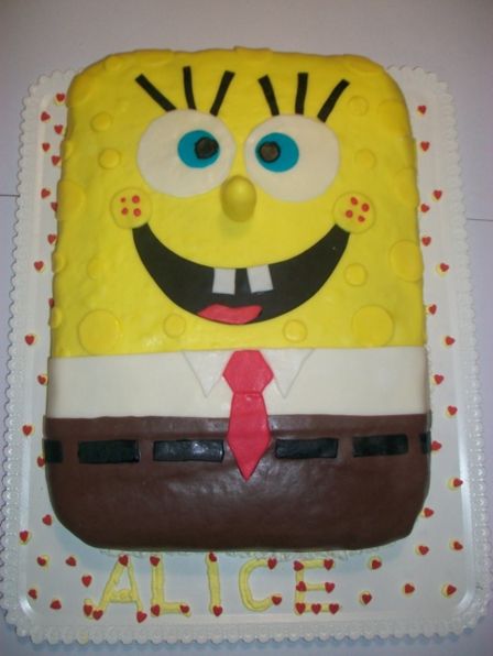 Spongebob, la torta per Alice