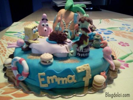 Torta di compleanno: Spongebob