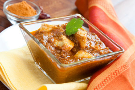 Pollo al curry light e con poche calorie