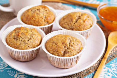 Muffin alla marmellata di albicocche