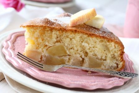 Torta ricotta e mele, ricetta senza uova