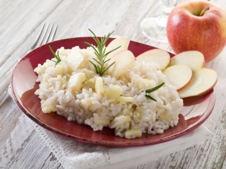 Risotto mele e taleggio