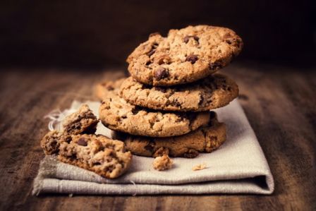 Ricetta biscotti alle gocce di cioccolato con sciroppo d’agave