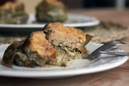 Carciofi ripieni al pecorino