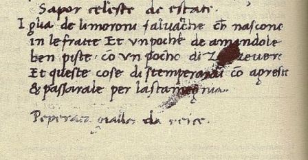 Maestro Martino da Como, Per fare sapor celeste de estate…