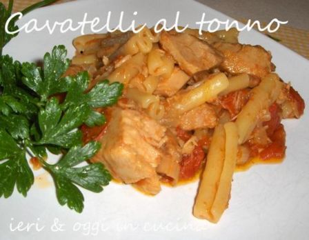 Cavatelli al sugo di tonno