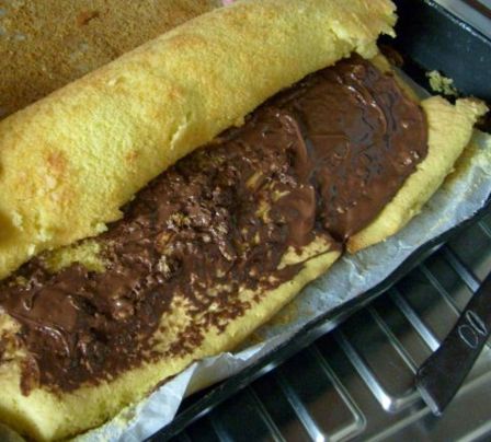 Rotolo con la Nutella