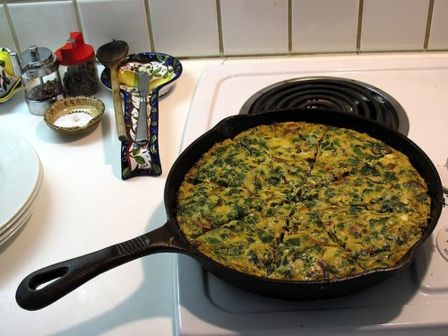 Frittata di zucchine e cipolle