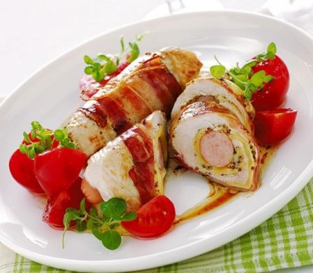 Involtini di pollo alla senape