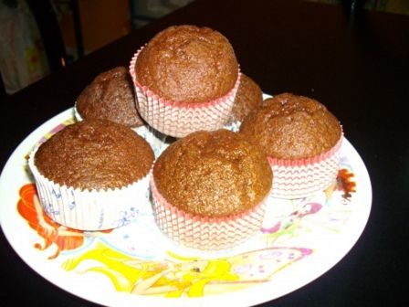 I gustosissimi e facili  Muffins al cacao