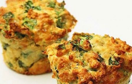 Muffin salati con ricotta e spinaci