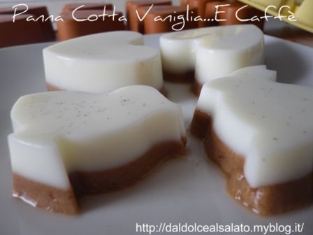 PANNA COTTA VANIGLIA E CAFFE'