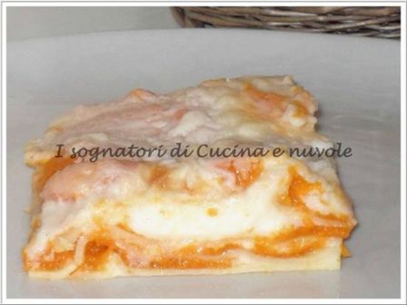 LASAGNE ALLA CREMA DI ZUCCA