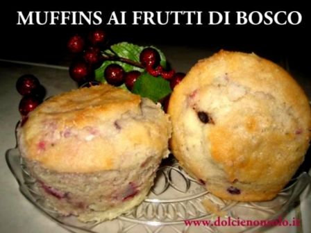 Muffins ai frutti di bosco