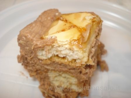 Mattonella di sfogliatine, nutella e mascarpone